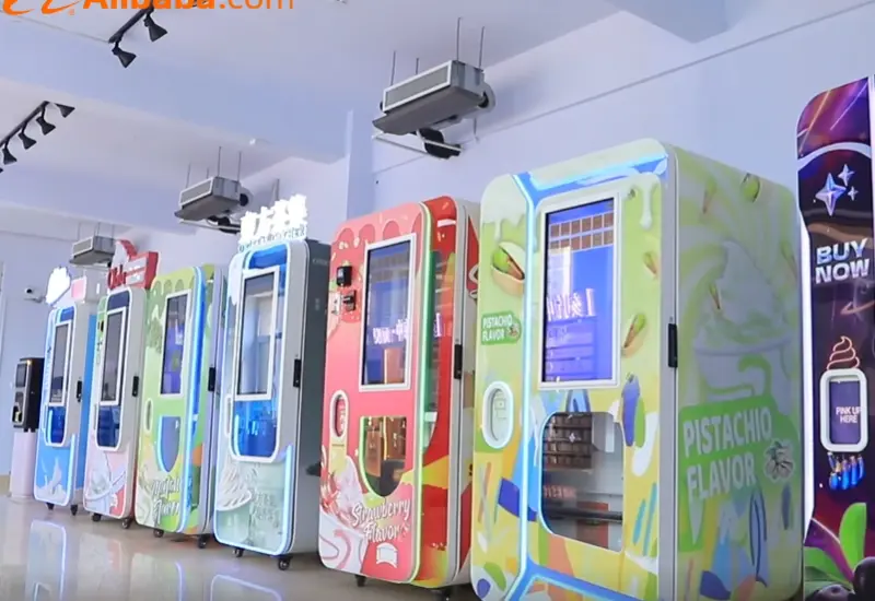 All models of ice cream vending machine