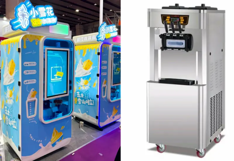 Why pick an ice-cream vending machine over a traditional one?