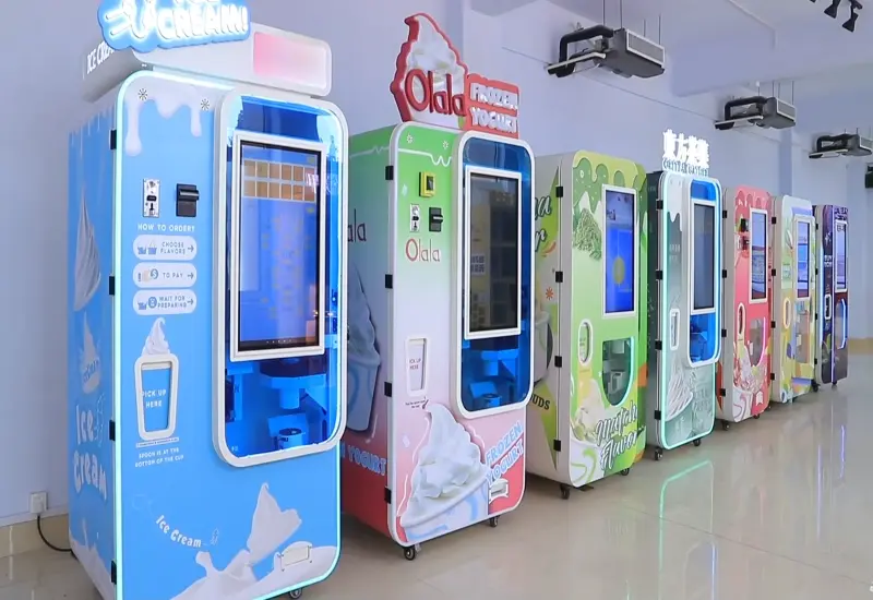 ice cream vending machine