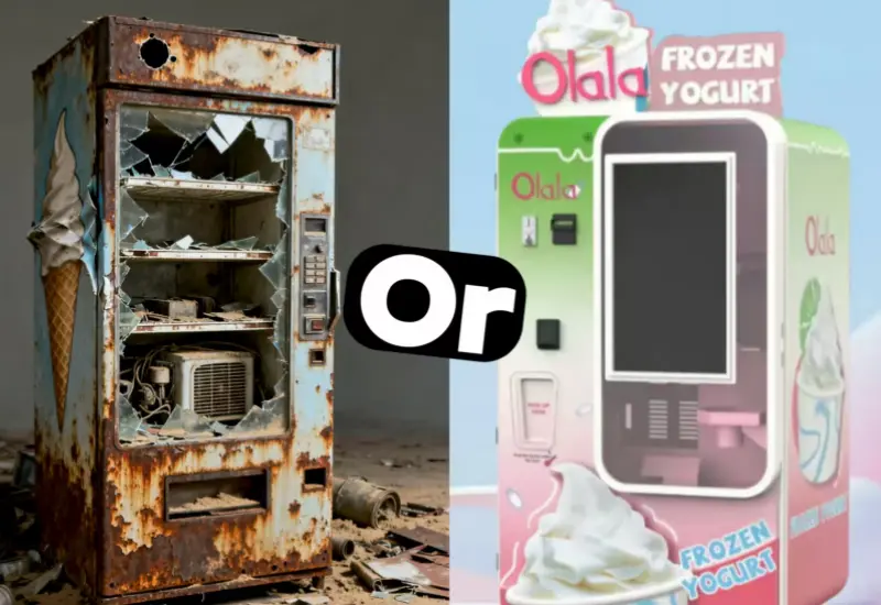 How long does an ice cream vending machine last?