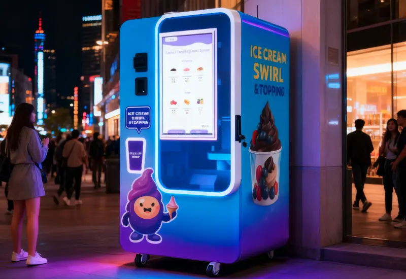 7/24fully ice cream machine
