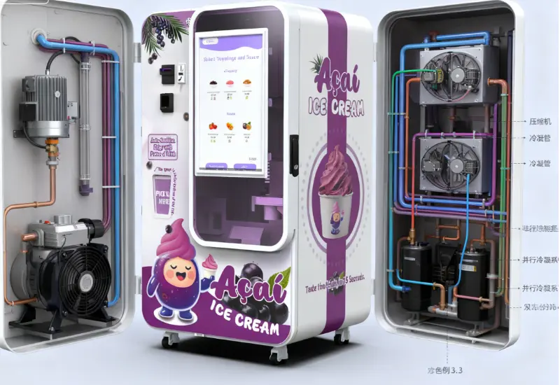 Ice Cream Vending Machine: Single vs Dual Compressor Review