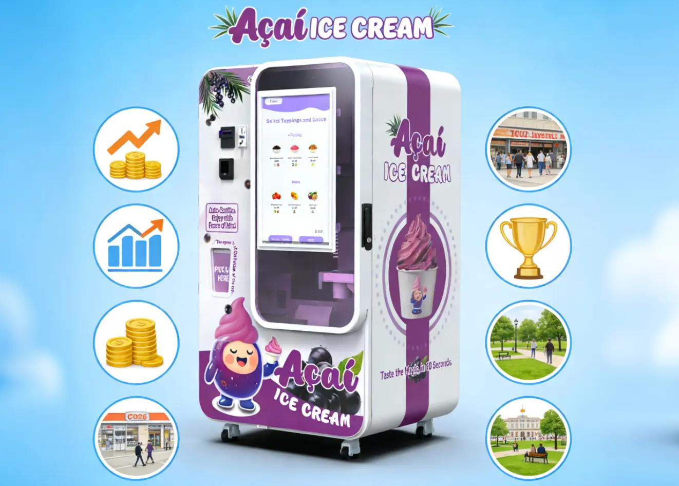 2026 Auto-Retail Opportunity: Why Ice Cream & Frozen Yogurt Vending Machines are Your Top Investment Choice