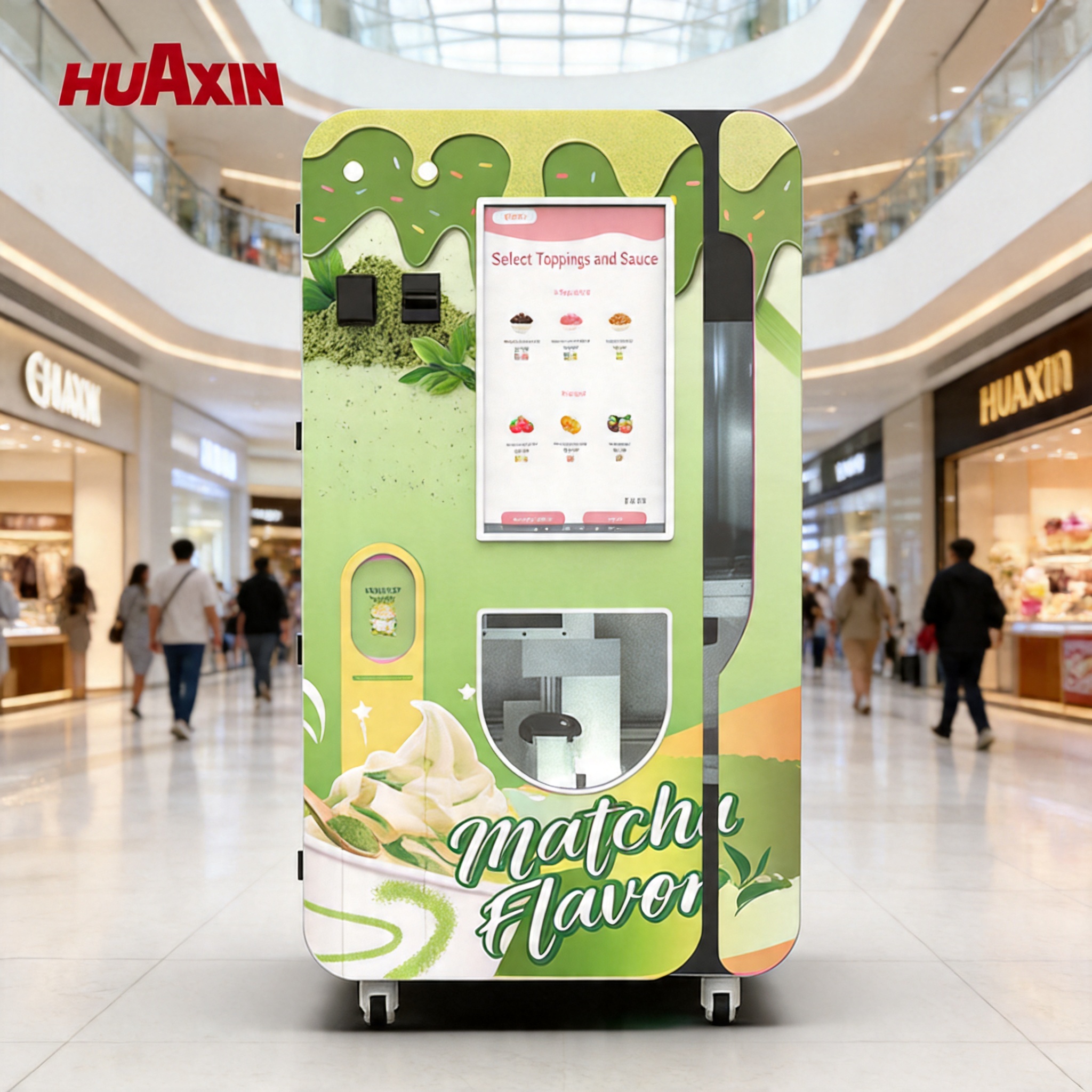 Commercial Automated Soft Serve Ice Cream Vending Machine: The Future of Unmanned Retail