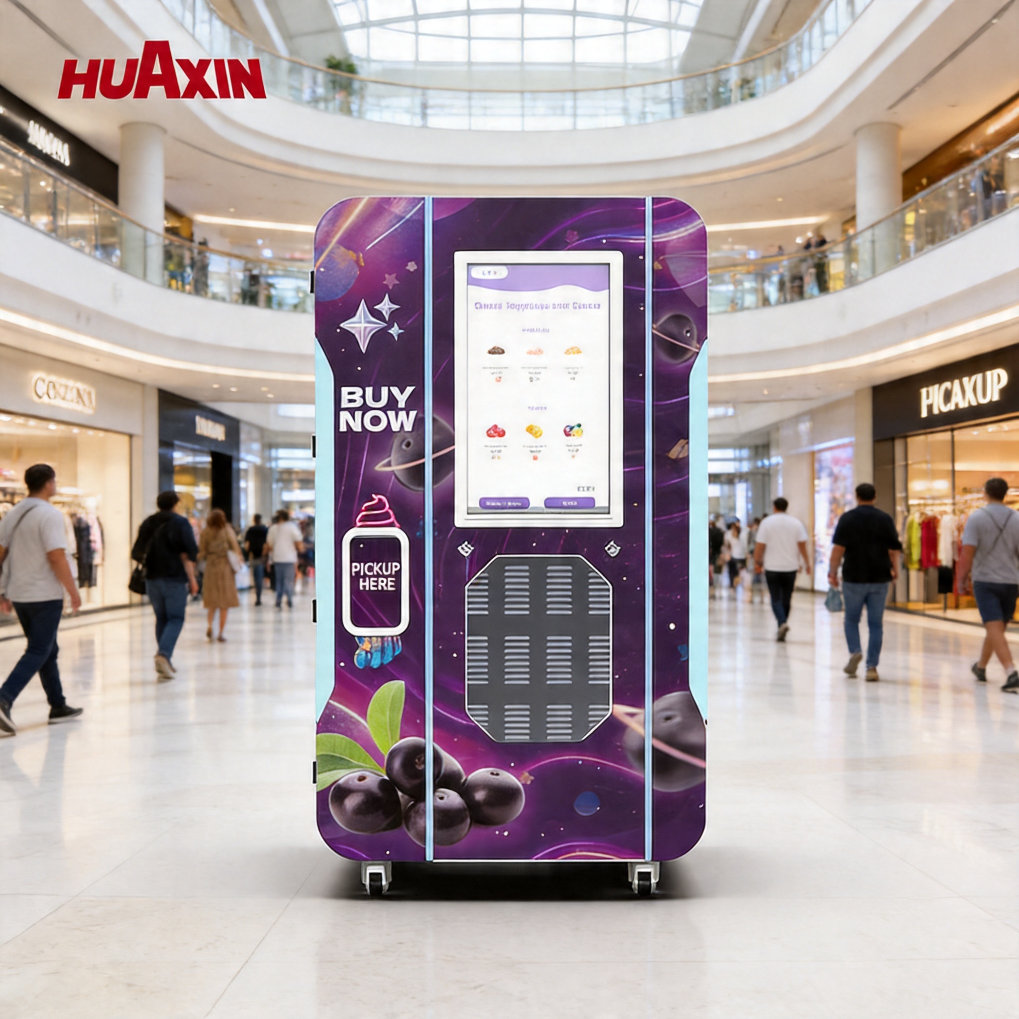 Top-Rated Fully Automatic Smart Ice Cream Vending Machine: 24/7 Unattended Retail Solution for High-Traffic Locations