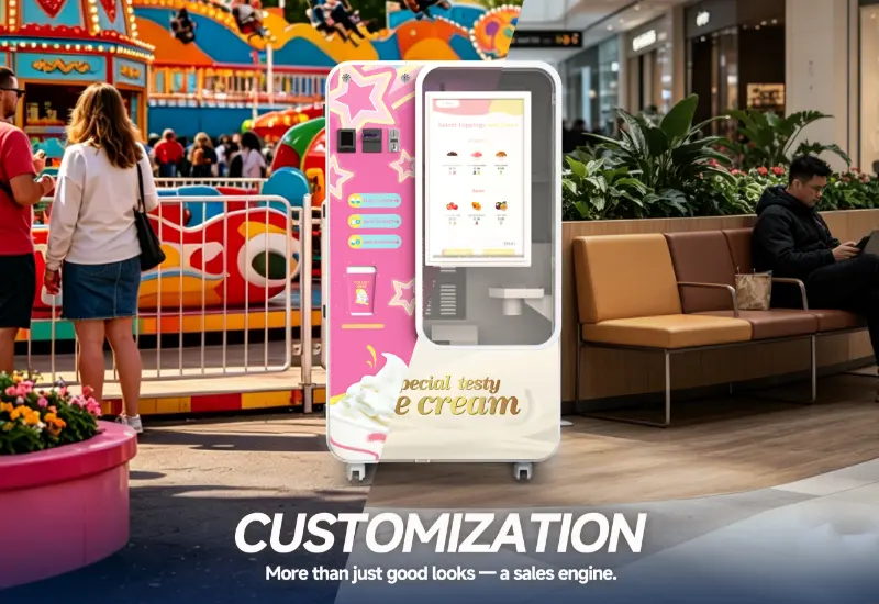 Customized Service: How Ice Cream Machine Exterior Design Can Boost Brand Value