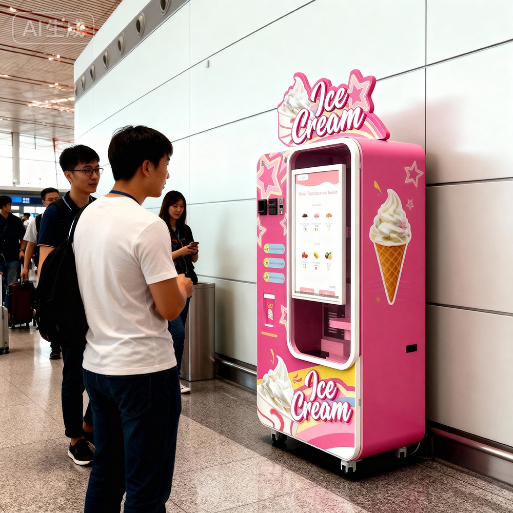 Ice Cream Vending Machine Distributor for Smart Soft Serve Business Expansion