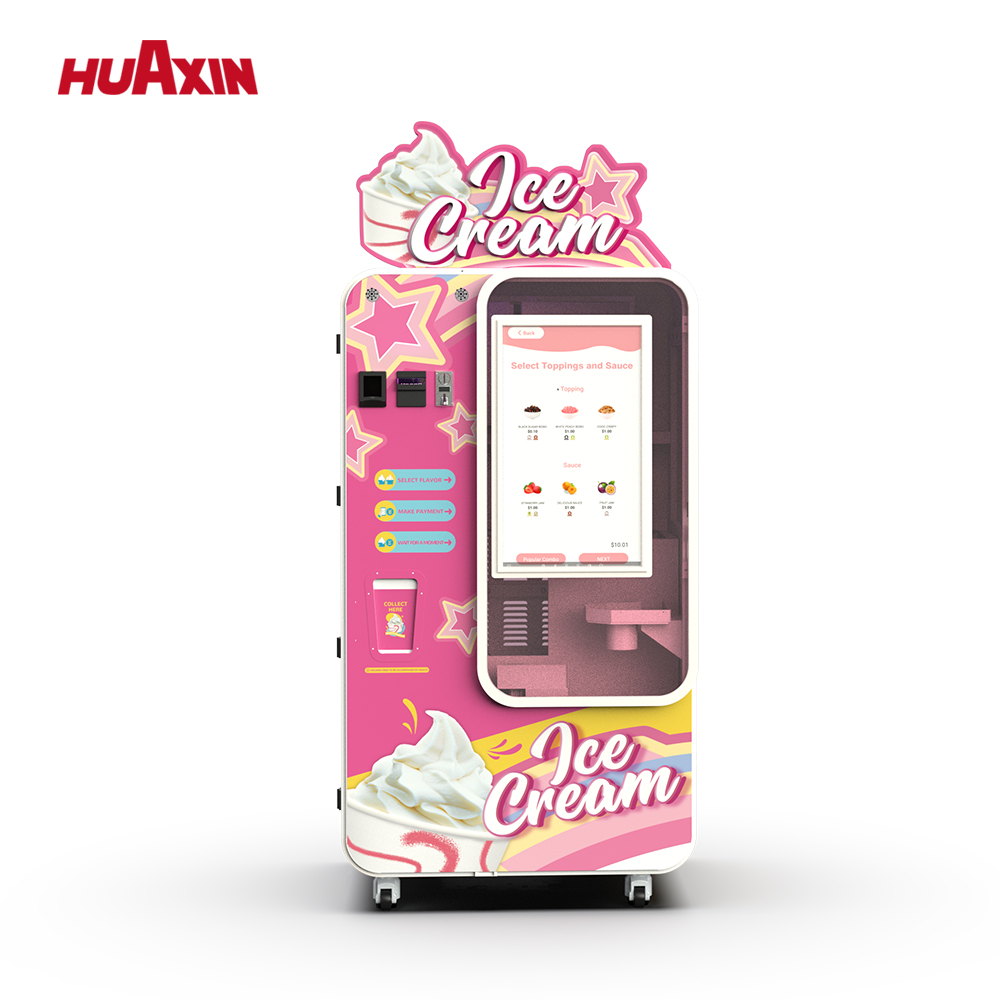 Soft Serve Ice Cream Vending Machine Supplier for Smart Unattended Dessert Retail