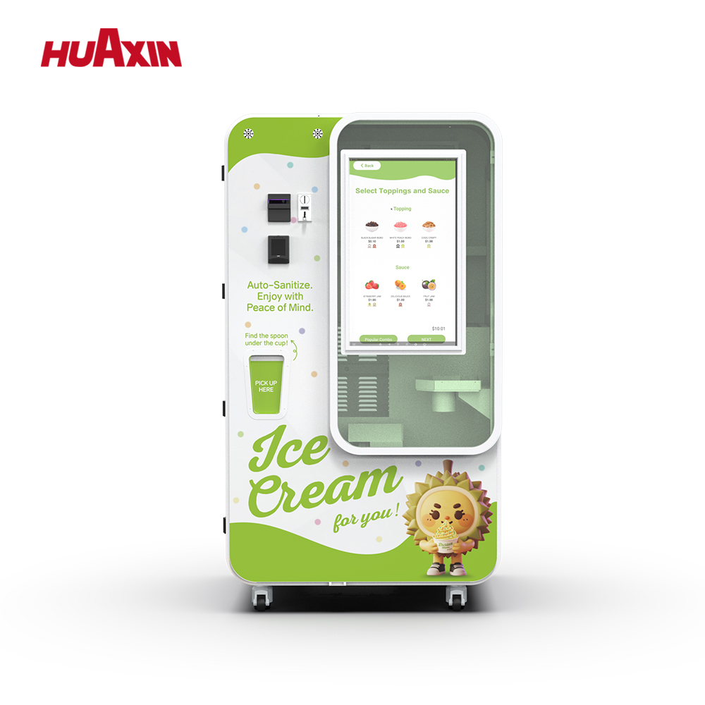 Commercial Ice Cream Vending Machine for High-Traffic European Locations
