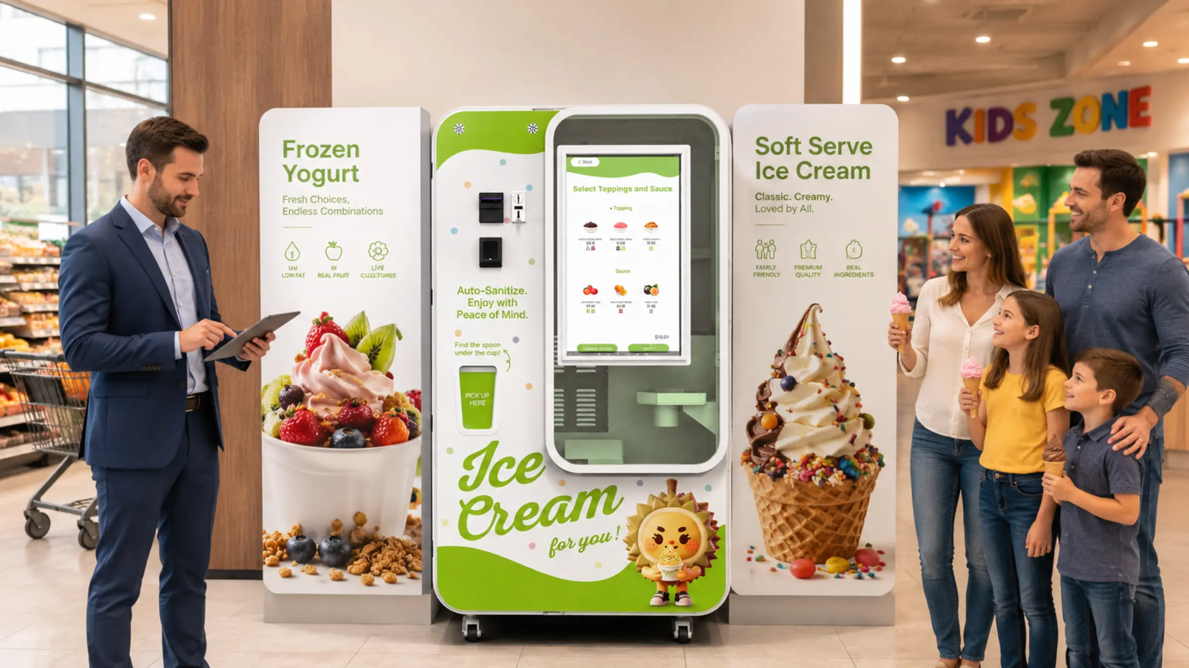 Automated Frozen Yogurt vs. Soft Serve: Choosing the Right Machine for Your Business