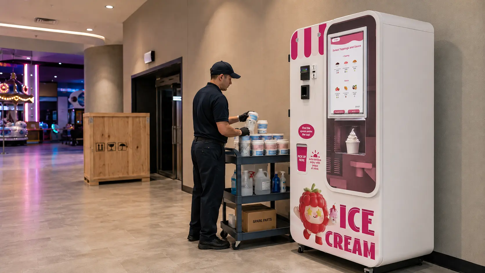 Ice Cream Vending Machine Cost Breakdown for Commercial Buyers