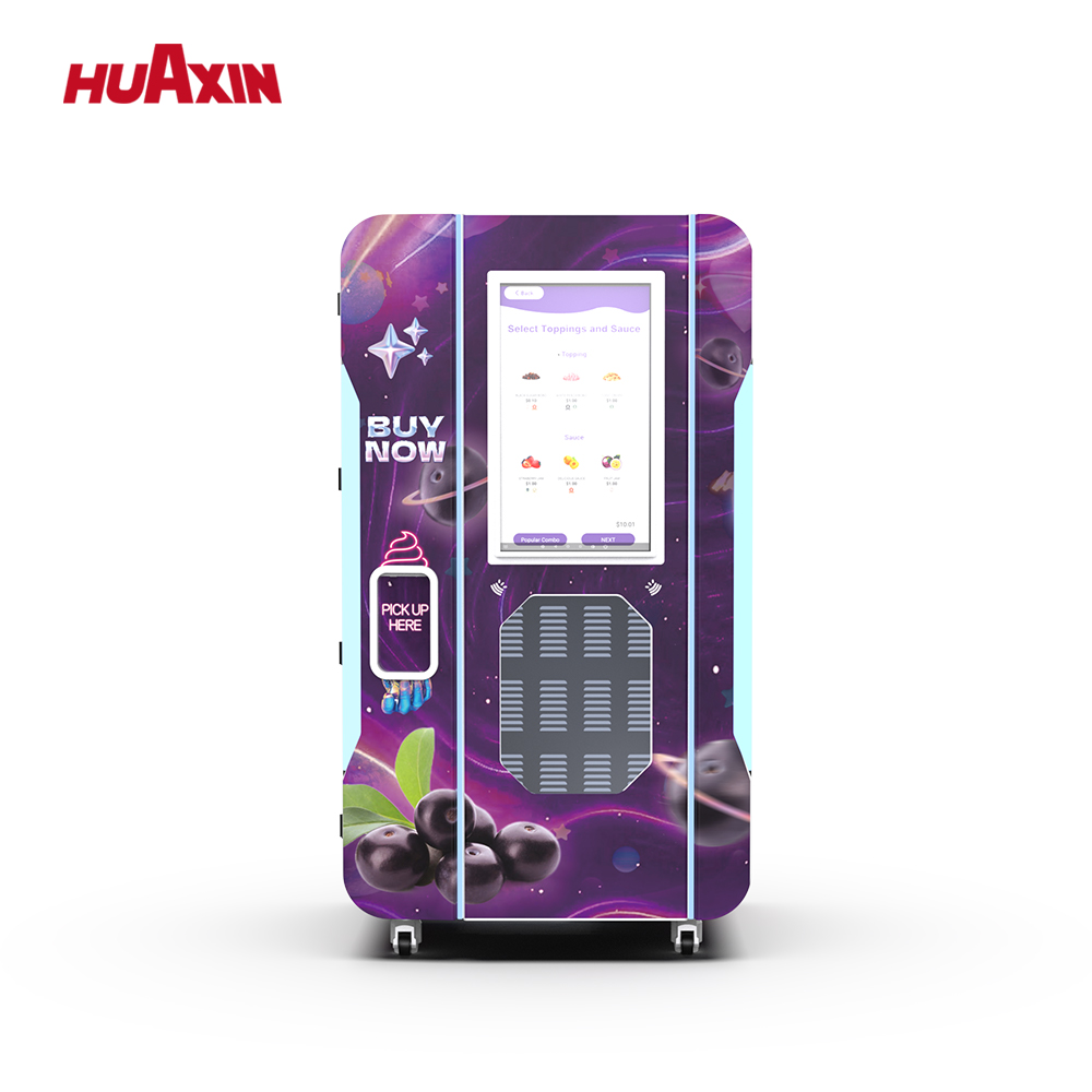 Açaí-Style Soft Serve Vending Machine for Modern Healthy Dessert Venues