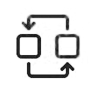 Enclosed design icon