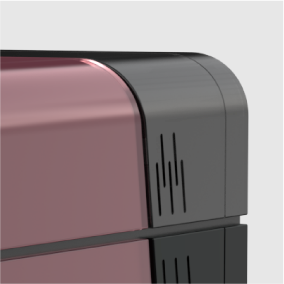 Ice cream machine side ventilation detail