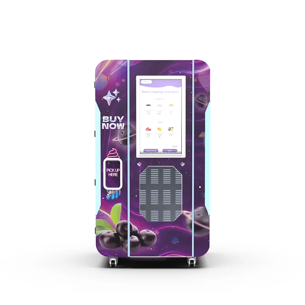 Commercial Frozen Yogurt Vending Machine with Automatic Dispensing | 15-Second Production | Remote Monitoring