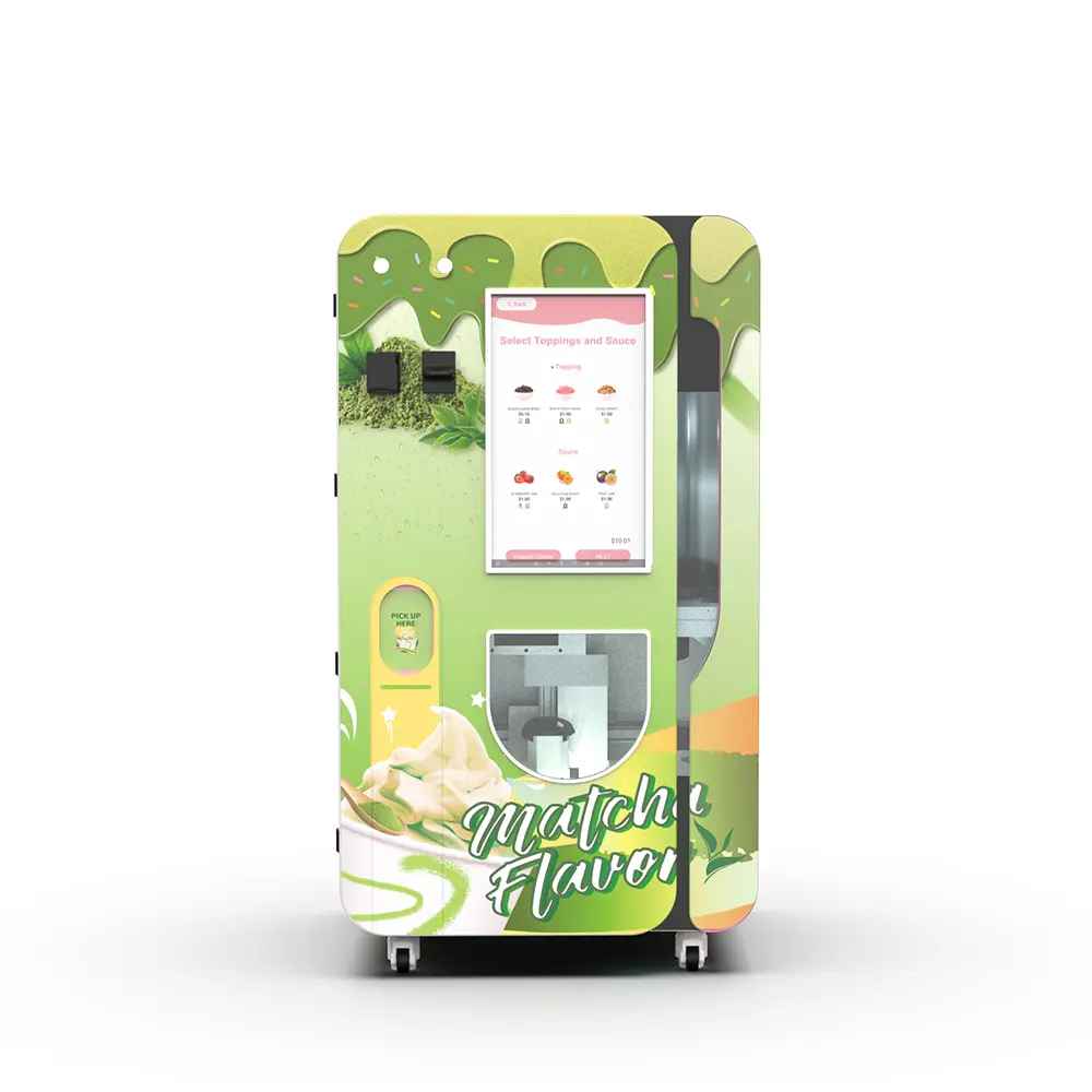 HUAXIN Smart Robot Ice Cream Vending Machine - Commercial Grade with 15s Fast Serving